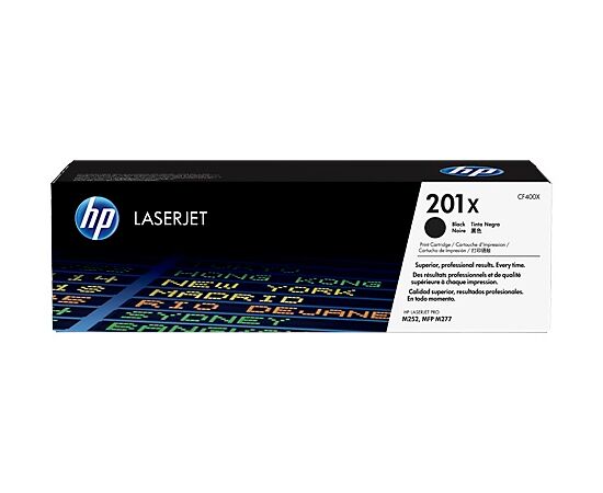  Картридж лазерный HP 201X CF400X черный (2800стр.) для HP CLJ Pro M252/M277 