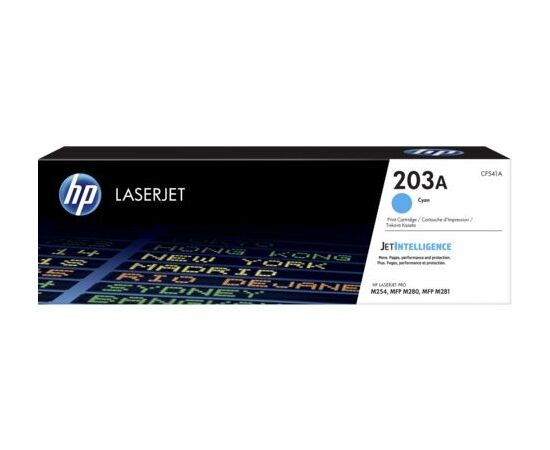  Картридж лазерный HP 203A CF541A голубой (1300стр.) для HP M254/280/281 