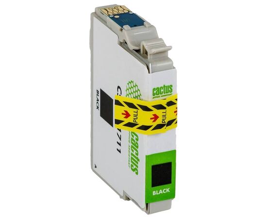  Картридж струйный Cactus CS-EPT1711 черный для Epson Expression Home XP-33/103/203/207/303 (14,6ml) 