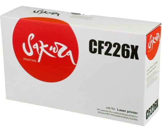  Картридж Sakura SACF226X для HP LaserJet Pro m402d/402dn/M402n/402dw/MFP M426DW/426fdn/426fdw, черный 9000 к. 