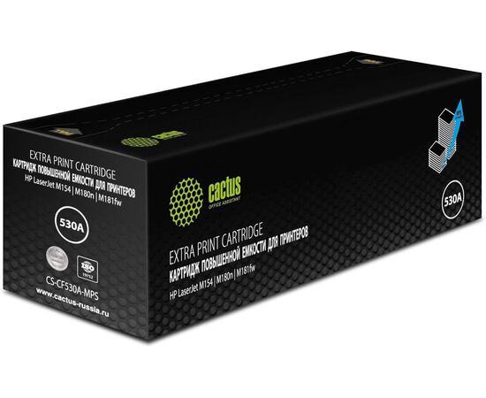  Картридж лазерный Cactus CS-CF530A-MPS CF530X черный (3300стр.) для HP CLJ Pro M154a/M154nw/MFP M180n/M180nw/M181fw 