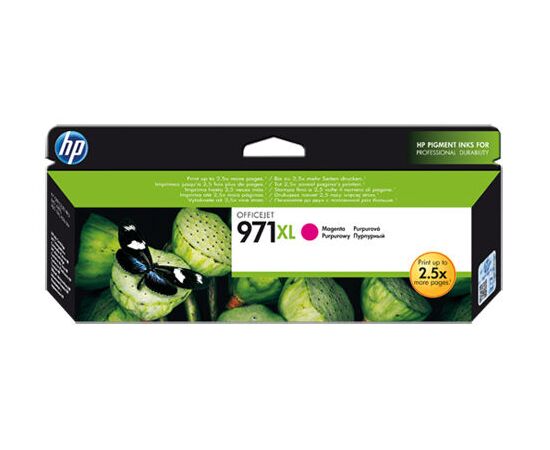  Картридж струйный HP 971XL CN627AE пурпурный (6600стр.) для HP OJ Pro X476dw/X576dw/X451dw/X551dw 
