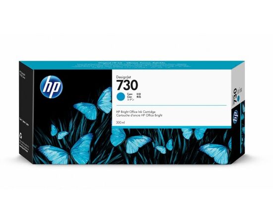  Картридж струйный HP 730 P2V68A голубой (400мл) для HP DJ T1700 