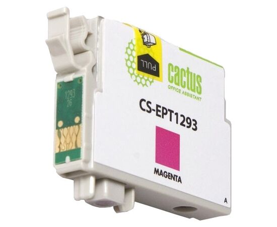  Картридж струйный Cactus CS-EPT1293 пурпурный для Epson Stylus Office B42/BX305/BX305F (10ml) 