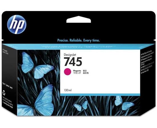  Картридж HP F9J95A 745 130-ml Magenta Ink Cartridge 