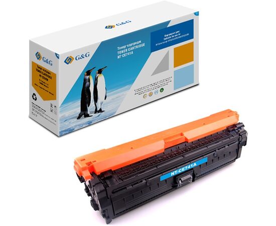  Картридж лазерный G&G GG-CE741A голубой 7300стр для HP CLJ CP5220/CP5221 