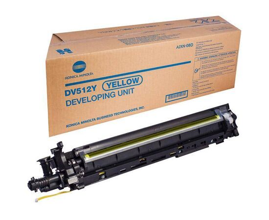  Блок проявки Konica-Minolta DV-512Y A2XN08D желтый bizhub C224/284/364/454/554 