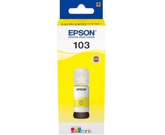  Чернила Epson 003Y C13T00S44A желтый (65мл) для Epson L3100/3110/3150 