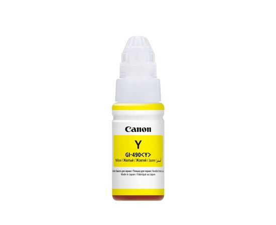  Чернила Canon GI-490 Y для Pixma G1400/G2400/G3400, Yellow, 70 мл., (0666C001) 