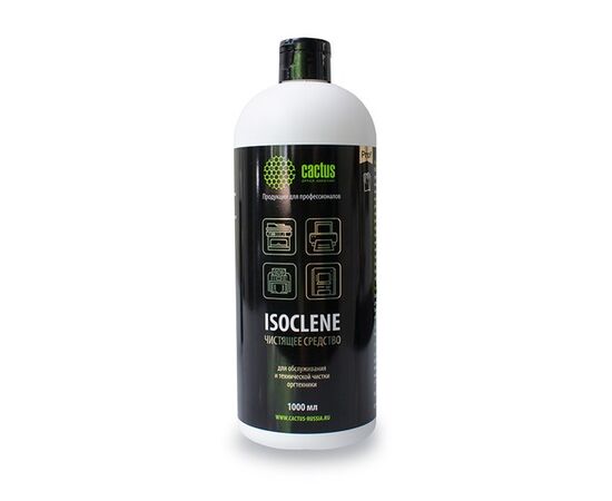  Спирт изопропиловый Cactus CS-ISOCLENE1 для очистки техники 1л. 
