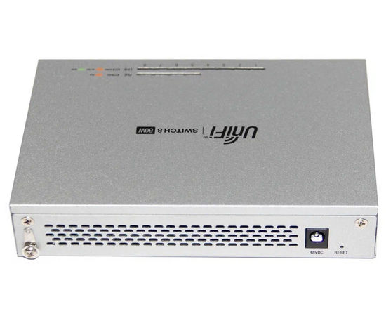  Коммутатор Ubiquiti UniFi (US-8-60W) Switch 8-60W 8х 1G RJ45, раздача 15.4 Вт, (026188) 