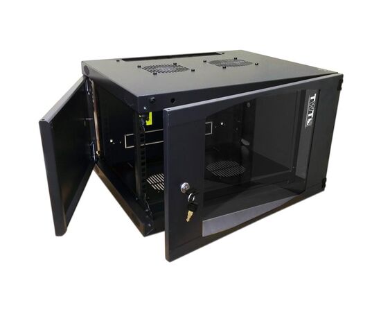  Шкаф коммутационный Lanmaster Next TWT-CBWNG-12U-6X6-BK черный 12U 550x600мм пер.дв.стекл 60кг 