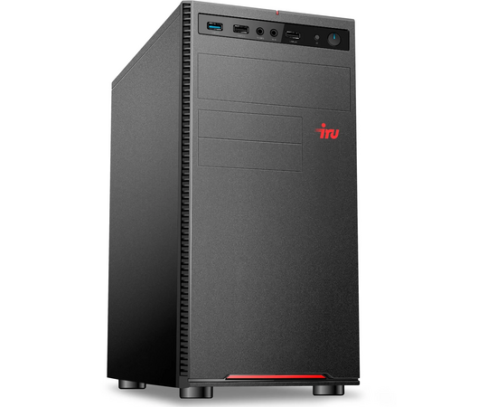  ПК IRU Home 310H6SE (2032024) MT i3 13100 (3.4) 8Gb SSD256Gb UHDG 730 Free DOS GbitEth 400W черный 