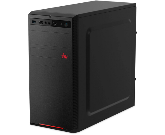  ПК IRU Home 310H6SE (2032024) MT i3 13100 (3.4) 8Gb SSD256Gb UHDG 730 Free DOS GbitEth 400W черный 