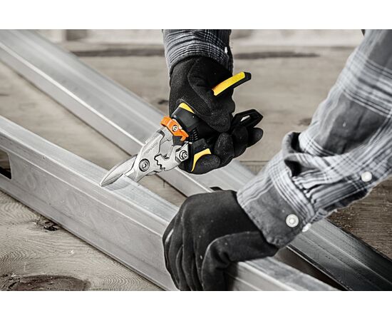  Ножницы по металлу Fiskars PowerGear 1027207 прямые 