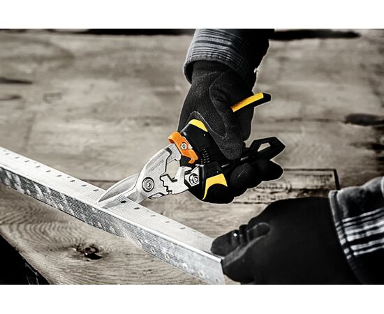  Ножницы по металлу Fiskars PowerGear 1027207 прямые 