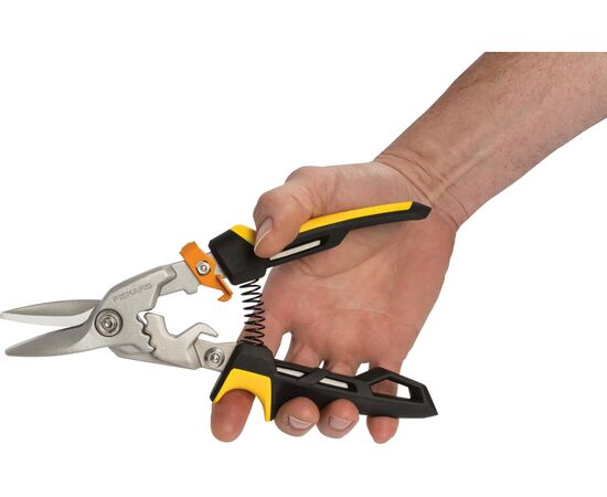  Ножницы по металлу Fiskars PowerGear 1027207 прямые 