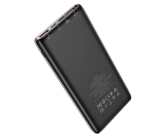  Портативный аккумулятор HOCO J80 Premium 22.5W, 3A, 10000 мА⋅ч, черный 
