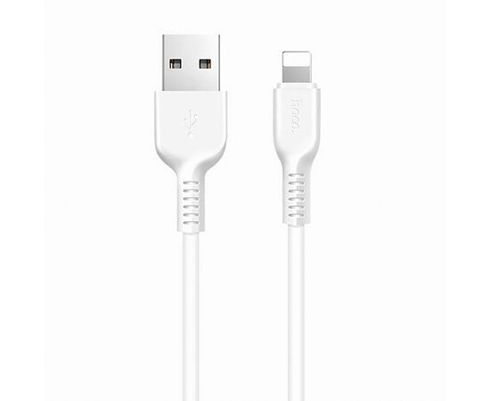  Кабель USB - Apple lightning Hoco X20 Starlight Glare 300см 2,4A (white) (82027) 