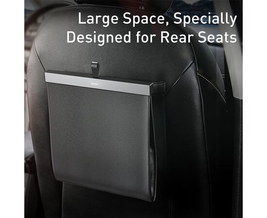  Органайзер на автомобильные сиденья BASEUS Large Garbage Bag for Back Seat of Cars, черный 