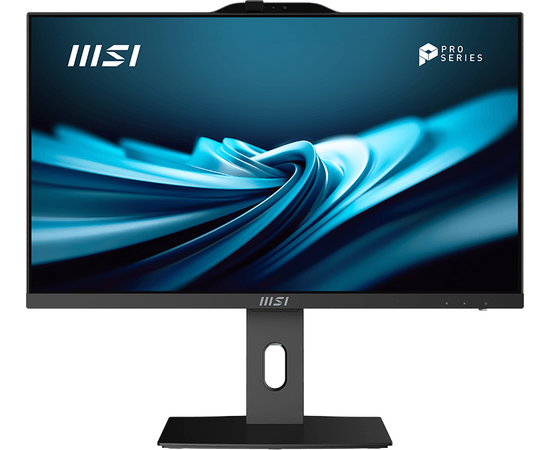  Моноблок MSI Pro AP242P 14M-661XRU (9S6-AE0621-661) 23.8" Full HD i7 14700 (2.1) 16Gb SSD512Gb UHDG 770 noOS GbitEth 120W клав.+м Cam черный 