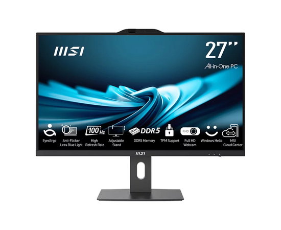  Моноблок MSI Pro AP272 14M (9S6-AF8321-627) Black 27" Full HD i7 14700/16Gb/SSD512Gb UHDG 770/DOS/k+m 