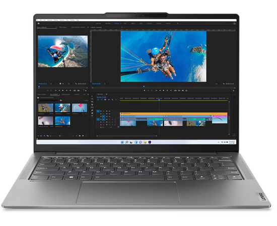  Ноутбук Lenovo Yoga Slim 6 14IRH8 (83E00055RU) 14"(2240x1400 IPS)/Intel Core i7 13700H(2.4Ghz)/16384Mb/1024SSDGb/noDVD/Int:Intel Iris Xe Graphics 