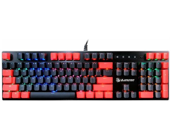  Клавиатура A4Tech Bloody B820N механическая черный/красный 