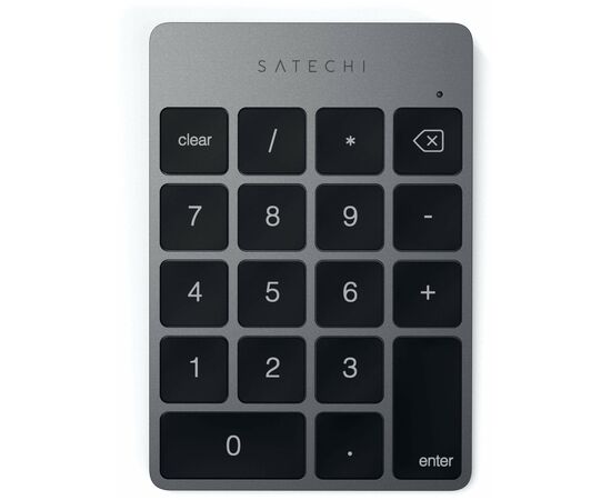  Клавиатура Satechi ST-SALKPM Aluminum Slim Rechargeable Bluetooth Space Grey 