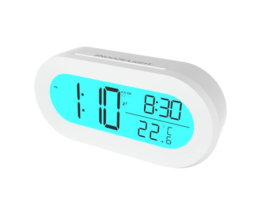  Часы-будильник электронные RITMIX CAT-110 White 