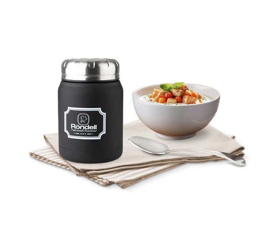  Термос для еды Rondell Grey Picnic RDS-943GY серый 