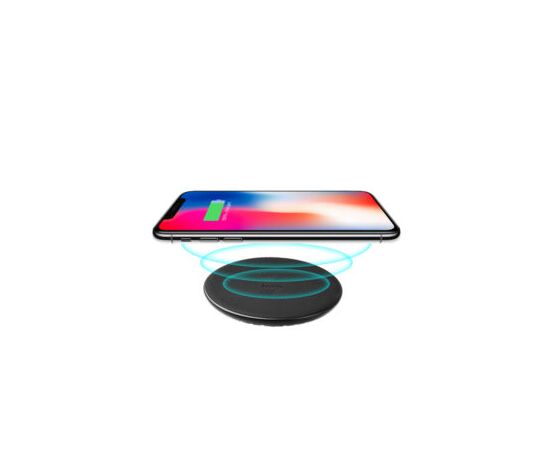  Устройство зарядное беспроводное HOCO, CW14, 2100mAh, экокожа, цвет: красный (1/30/120) 
