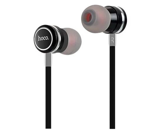  Наушники внутриканальные HOCO M16 Ling Sound, микрофон, кабель 1.2м, цвет: чёрный (1/30/300) 