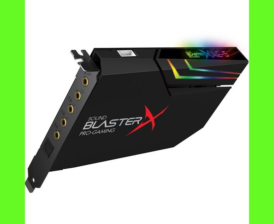  Звуковая карта Creative BlasterX AE-5 Plus (70SB174000003) PCI-E (BlasterX Acoustic Engine) 5.1 Ret 