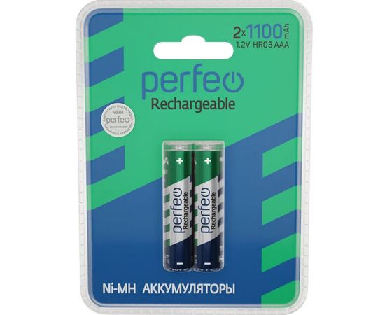  Аккумулятор Perfeo AAA1100mAh/2BL  Пластик 