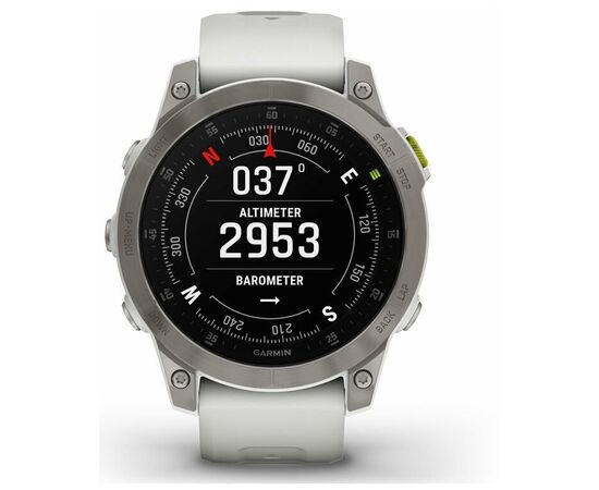  Smart-часы Garmin Epix Gen 2 Sapphire 010-02582-21, 33.02мм, 1.3", белый/титан 