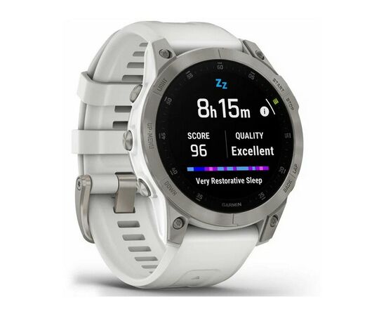  Smart-часы Garmin Epix Gen 2 Sapphire 010-02582-21, 33.02мм, 1.3", белый/титан 