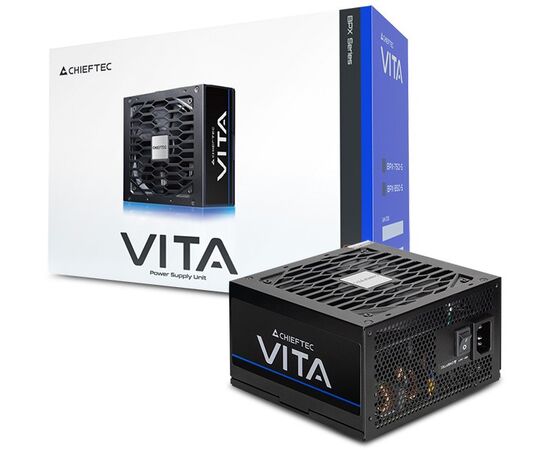  Блок питания Chieftec Vita BPX-750S (ATX 2.53, 750W, 80 Plus Bronze, Active PFC, 120mm fan) Retail 