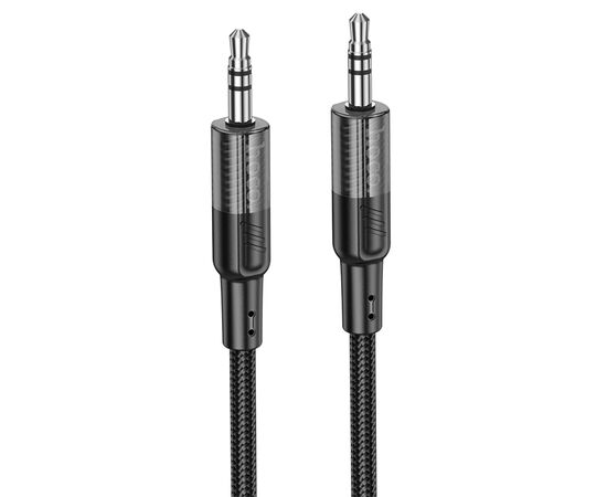  Аудиокабель HOCO UPA27 Spirit AUX Jack 3.5 (m) - Jack 3,5 (m), 1.2 м, черный 
