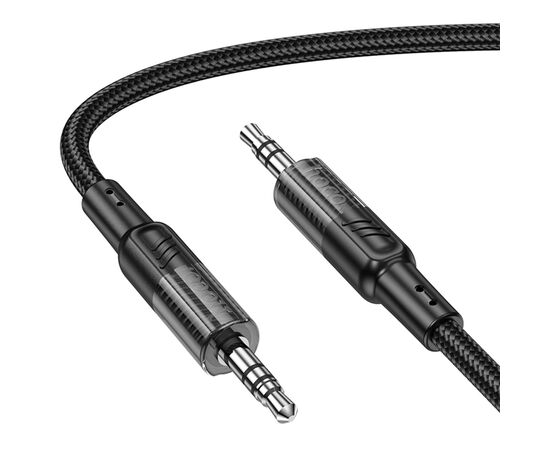  Аудиокабель HOCO UPA27 Spirit AUX Jack 3.5 (m) - Jack 3,5 (m), 1.2 м, черный 