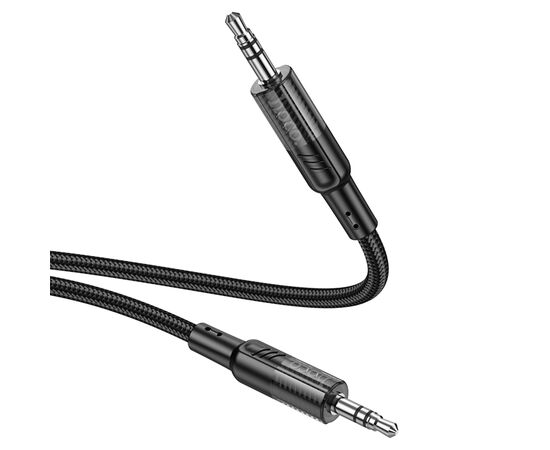  Аудиокабель HOCO UPA27 Spirit AUX Jack 3.5 (m) - Jack 3,5 (m), 1.2 м, черный 