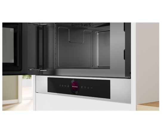  Встраиваемая микроволновая печь BOSCH BFL7221W1 белый 900Вт, 5 режимов, инвертер, 21 л, петли слева 