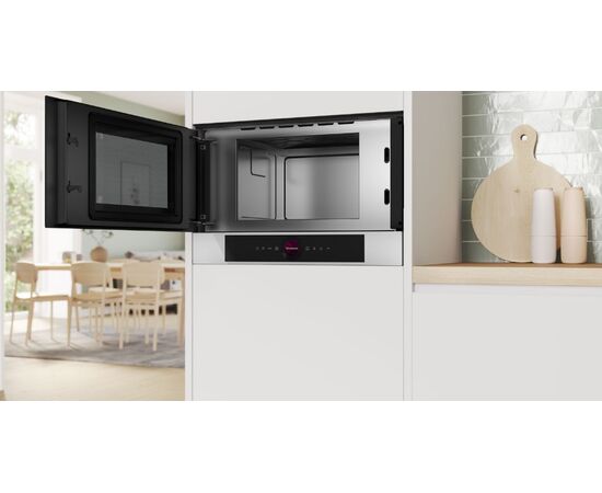  Встраиваемая микроволновая печь BOSCH BFL7221W1 белый 900Вт, 5 режимов, инвертер, 21 л, петли слева 