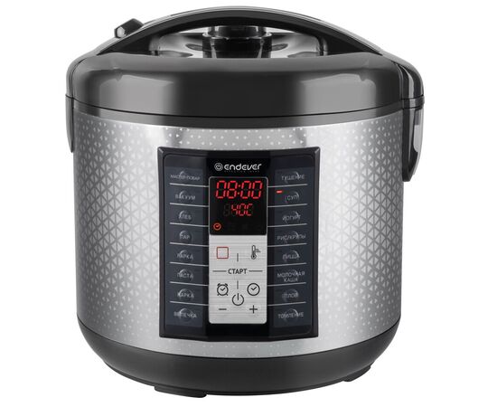  Мультиварка Endever Vita-122 черный/стальной 