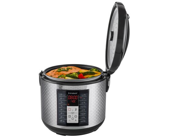  Мультиварка Endever Vita-122 черный/стальной 