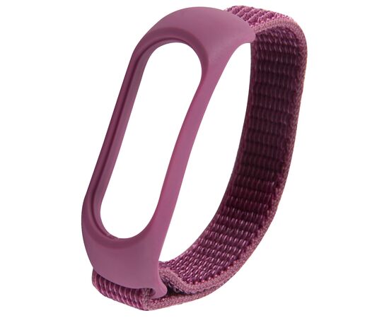  Ремешок нейлоновый для Xiaomi Mi Band 6, сиреневый, №16 