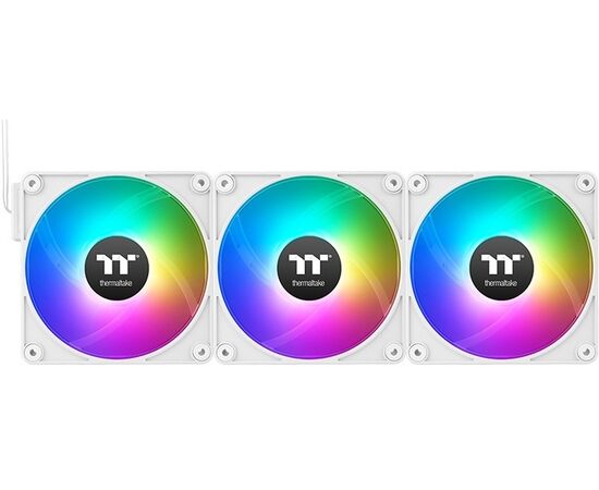  Вентилятор Thermaltake CT120 EX реверсивный ARGB белый (CL-F194-PL12SW-A) 4-pin 31.2dB Ret 