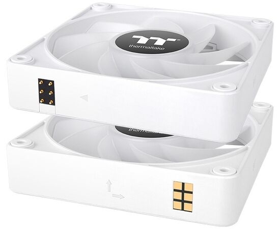  Вентилятор Thermaltake CT120 EX реверсивный ARGB белый (CL-F194-PL12SW-A) 4-pin 31.2dB Ret 