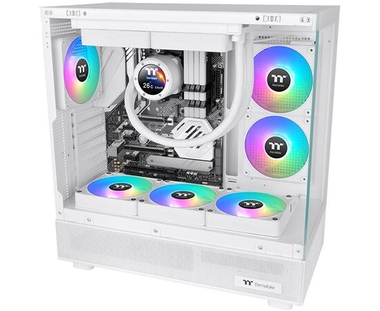  Вентилятор Thermaltake CT120 EX реверсивный ARGB белый (CL-F194-PL12SW-A) 4-pin 31.2dB Ret 
