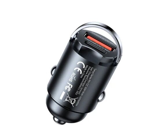  АЗУ REMAX Tanya Series PD+QC 30W Multi-compatible Fast Charger RCC359 (черный) 